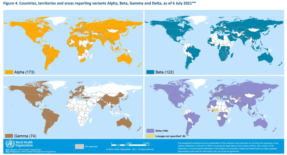 COVID variants ‘winning the race against vaccines’ warns WHO chief