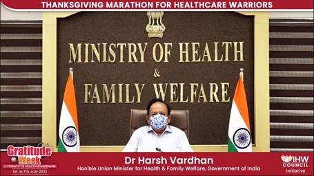 Dr. Harsh Vardhan addresses Medical Fraternity at the inauguration of Gratitude Week on National Doctors’ Day