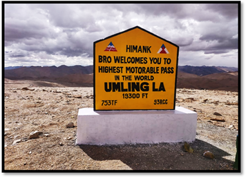 BRO constructs highest motorable road in the world in Eastern Ladakh