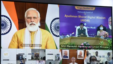 Prime Minister of India launches countrywide Ayushman Bharat Digital Mission