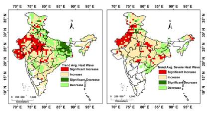 Three new heatwave hotspots in India put large population at immediate health risk