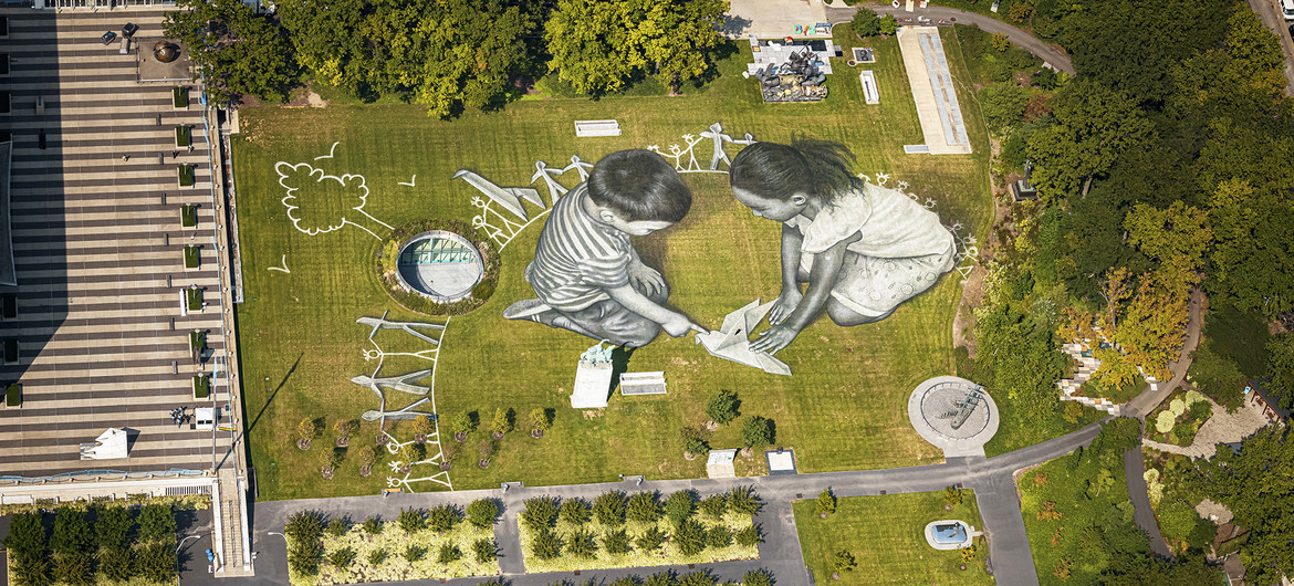 Giant eco-friendly artwork set to inspire world leaders during the UN General Assembly