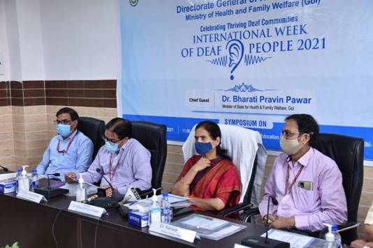 Dr. Bharati Pravin Pawar presides over the International Week of Deaf People 2021- “Celebrating Thriving Deaf Communities”