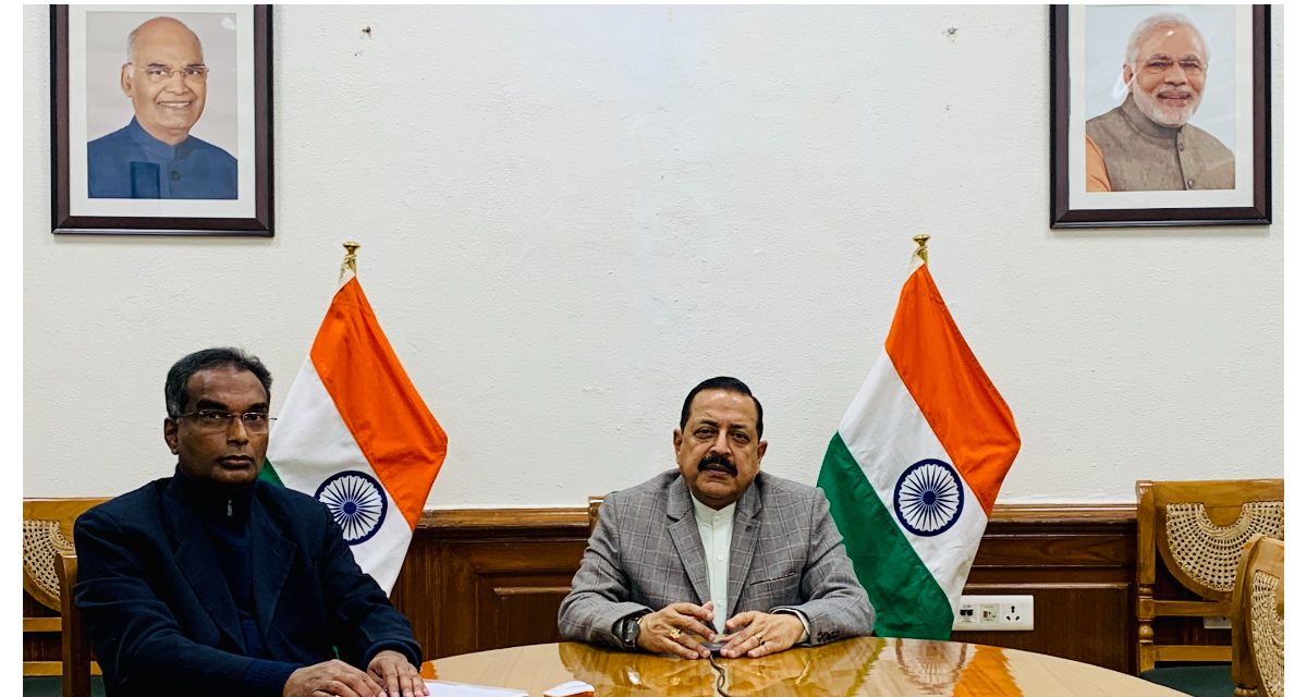 India poised to witness one of the biggest technology transformations of the century with great strides in areas like advanced manufacturing, blockchain, green energy, quantum computing: DrJitendra Singh