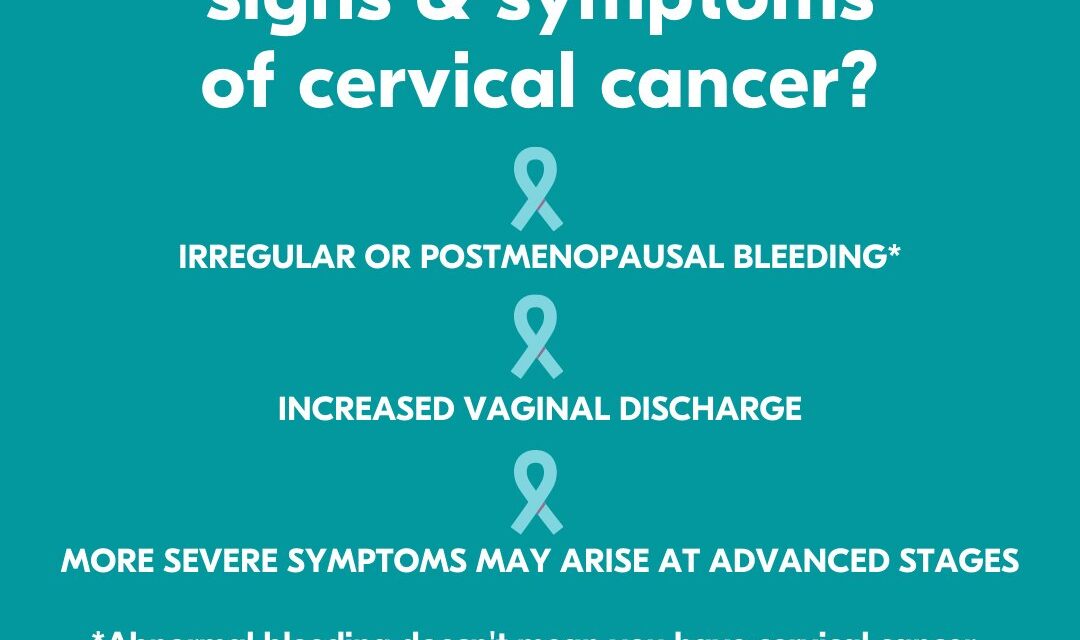 It’s CervicalCancer Awareness Month-Do you know the signs and symptoms of cervical cancer?