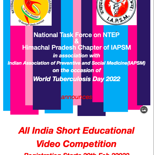 All India Short Educational Video Competition-World TB Day 2022