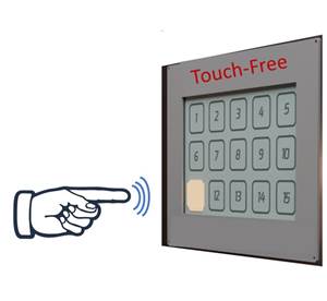 Touch-less touch screen technology developed can restrain viruses spreading through contact