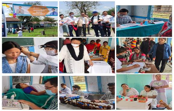 More than 4 lakh 82 thousand people participated in Ayushman Bharat block level Health Melas on 21st April; 587 blocks organized Health Melas on day four across the country