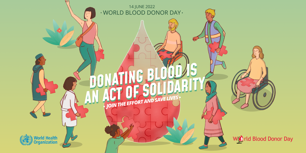 World Blood Donor Day 14 June 2022