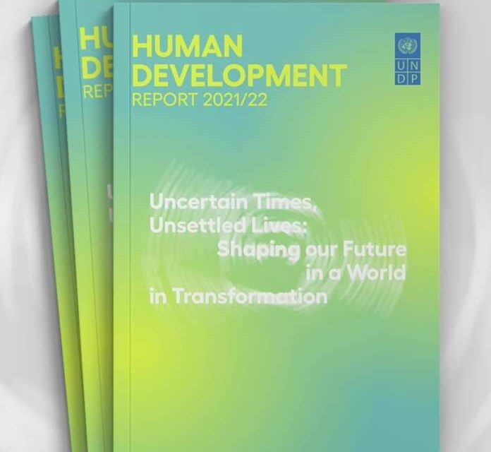 Human Development Index (HDI) for the year 2021-22 as per the latest edition of the UNDP report unveiled on Thursday