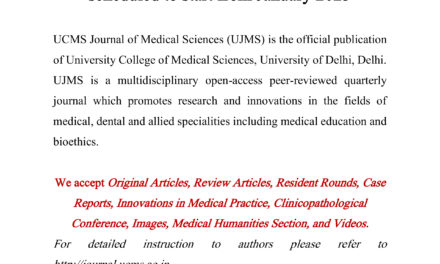 UCMS invites research article submission for their inaugural issue