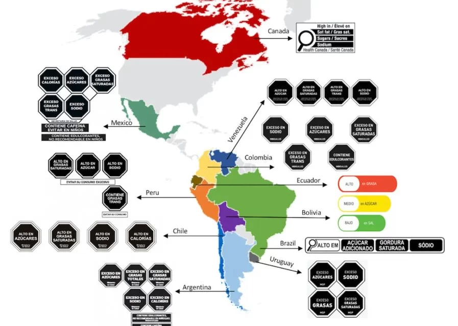 Adoption of front-of-pack nutrition warnings can help decrease obesity, cardiovascular disease, type-2 diabetes and some cancers in the Americas 1 Dec 2022