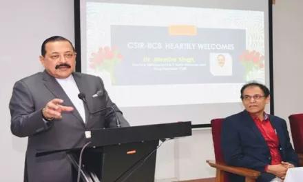 Union Minister Dr Jitendra Singh visits Indian Institute of Chemical Biology (IICB) in Kolkata and urged the Director and urged the Director and senior scientists to carry out preventive healthcare research