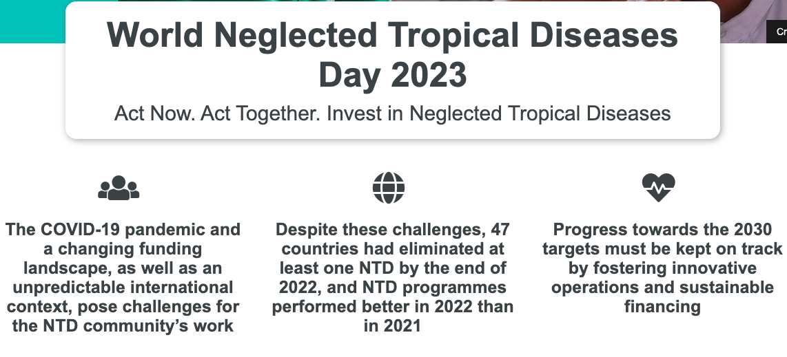 World Neglected Tropical Diseases Day 2023