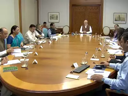 PM chairs a high-level meeting to review status & preparedness of public health response to Covid-19 & Influenza