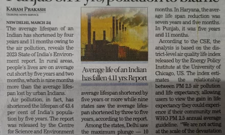 Lifespan in Haryana Down 7.5 yrs Punjab 5.11 years