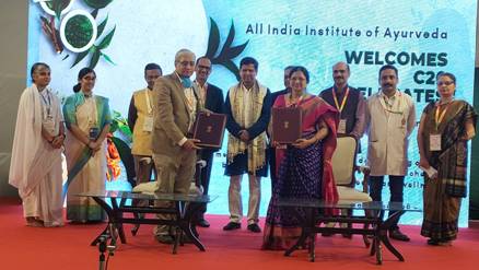 MoU signed between AIIA and University of Amrita Vishwa Vidhyapeetham for collaboration in the field of Research and Academics in Ayurveda