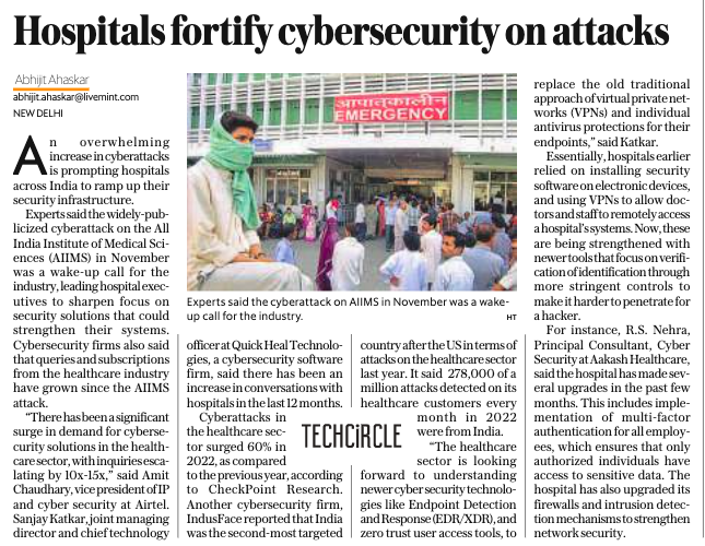 Hospitals fortify cybersecurity on attacks