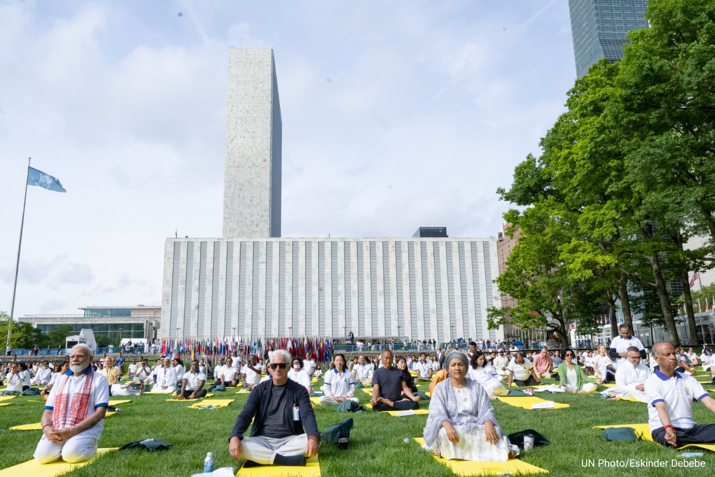 PM and United Nations Secretary General, António Guterres underline importance of Yoga