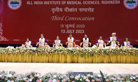 Union Health Minister Dr. Mansukh Mandaviya presides over the 3rd convocation ceremony of AIIMS Rishikesh