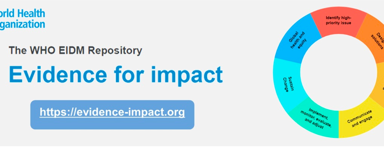 Launch of the WHO Online Repository of Evidence-Informed Decision-Making (EIDM) Tools