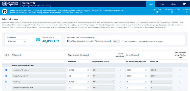 The WHO has declared the launch of ScreenTB – an online tool designed to assist nations in prioritizing efforts for tuberculosis screening and prevention