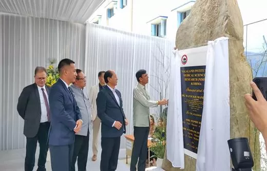 Dr. Mansukh Mandaviya, the Union Minister for Health and Family Welfare, officiates the inauguration of Nagaland’s inaugural Medical College