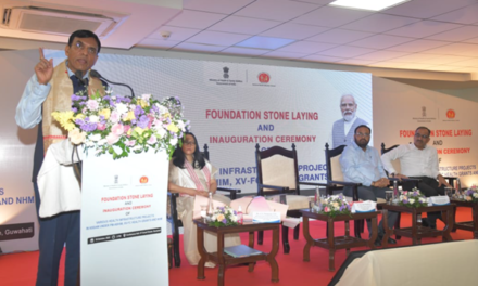 Dr. Mansukh Mandaviya, the Union Health Minister, commences the construction and unveils various infrastructure initiatives funded by PM-ABHIM, NHM, and XV-FC Health Grants