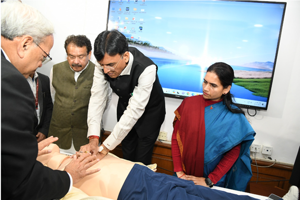 “Union Health Minister Dr. Mansukh Mandaviya Spearheads Nationwide CPR Awareness Campaign Launched by NBEMS”