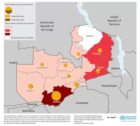 Disease Outbreak News Anthrax – Zambia