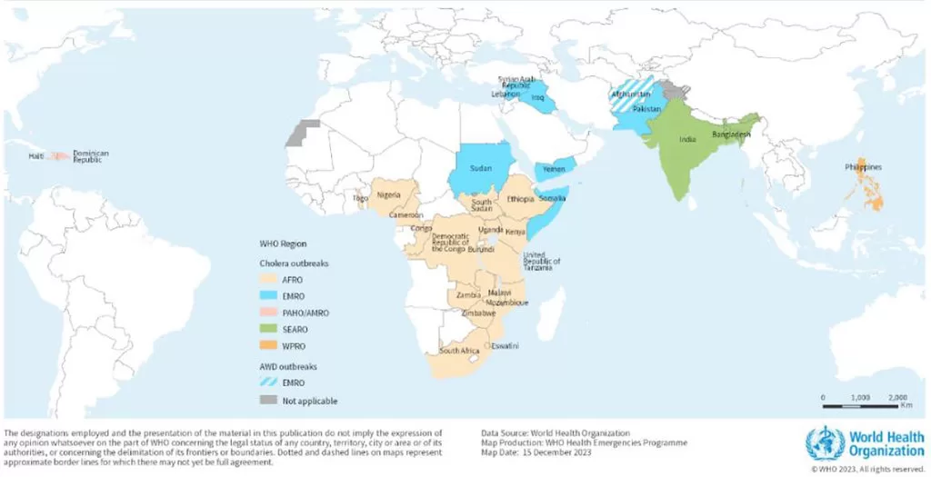 Cholera cases soar globally; Malawi, Haiti deadliest outbreaks, WHO reports