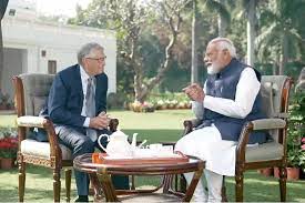 Prime Minister Modi Shares Insights on Health and Sustainability in Candid Conversation with Bill Gates