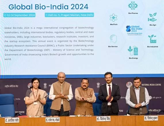 Next Industrial Revolution Will Be Bioeconomy Driven: Union Minister Dr. Jitendra Singh at Global Bio India 2024 Curtain Raiser