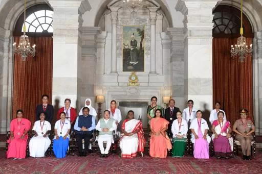 President of India Confers National Florence Nightingale Awards 2024 to 15 Outstanding Nursing Professionals