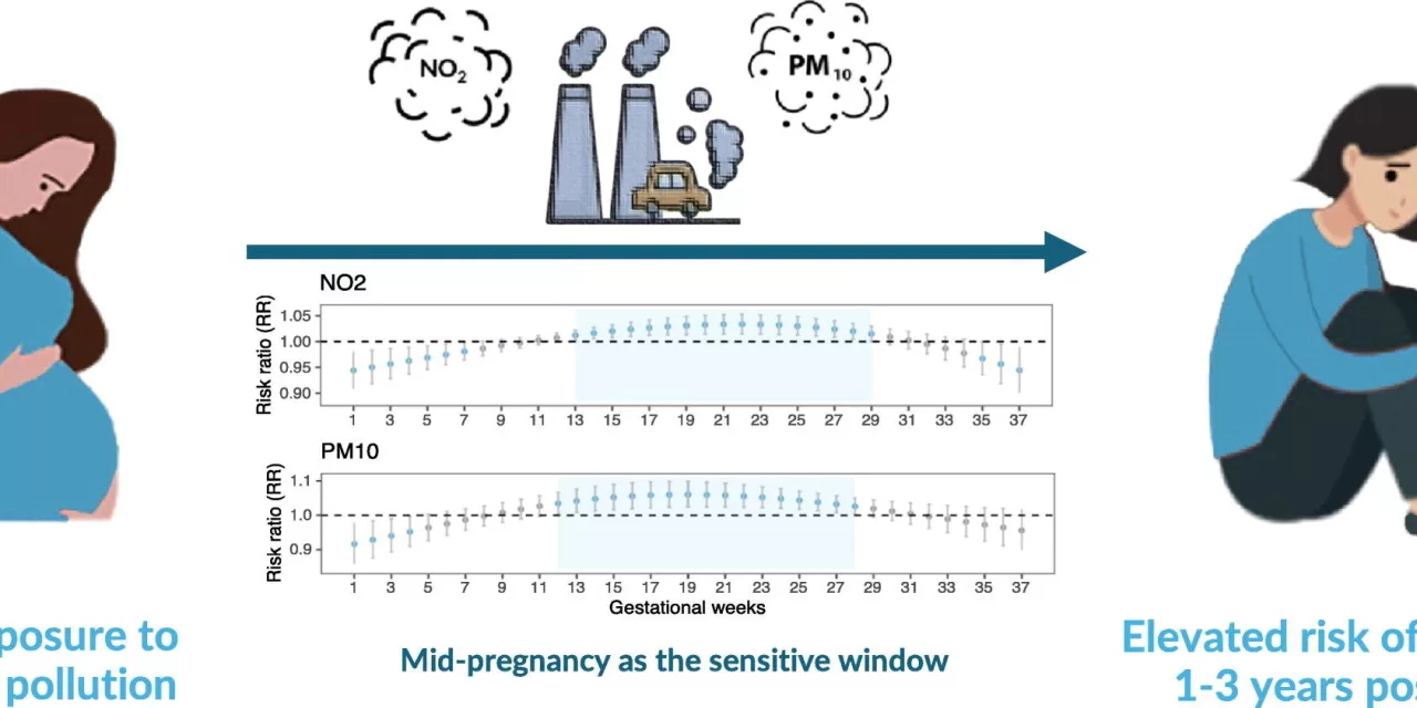 Exposure to Air Pollution During Pregnancy Linked to Increased Risk of Postpartum Depression for Up to Three Years