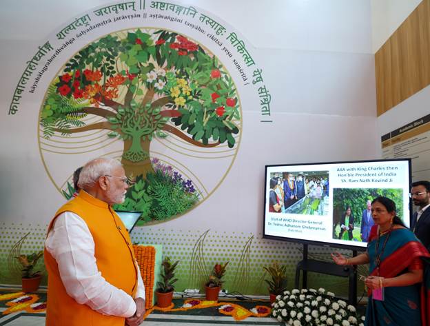 Prime Minister Shri Narendra Modi launches & inaugurates multiple projects of Ministry of Ayush on the occasion of Dhanvantari Jayanti & the 9th Ayurveda Day here today