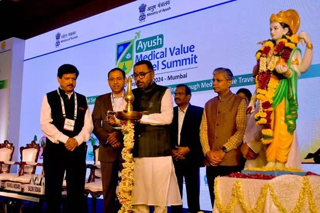 “Medical Value Travel Summit 2024: Global Synergy in Ayush Revolutionizing Health Tourism, Inaugurated in Mumbai by Shri Prataprao Jadhav”