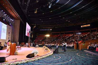 “President of India and Shri JP Nadda Address the 10th Convocation of ABVIMS, Emphasize Doctors’ Role in Healing and Building a Stronger Healthcare System”