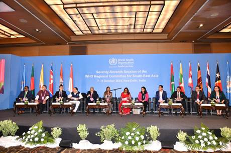 Union Health Minister Shri Jagat Prakash Nadda Addresses 77th Session of WHO Southeast Asia Regional Committee: India Leading the Way in Universal Health Coverage and Digital Health Initiatives