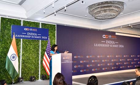 “Union Health Secretary Highlights India’s Role in Global Healthcare at US-India Leadership Summit, New Delhi”