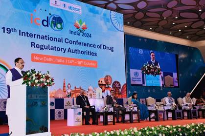 “Union Health Minister Shri JP Nadda Inaugurates 19th ICDRA, Highlights India’s Role as Global Health Leader”