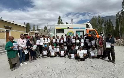 Food Safety on Wheels Deployed at High Altitude in Nubra Valley for Food Safety Awareness Campaign