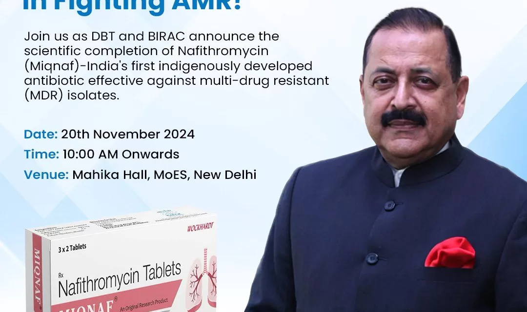 “India Launches Nafithromycin: A Breakthrough Against Drug-Resistant Pneumonia”