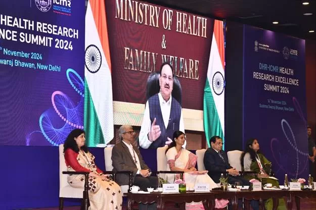 “India’s Path to Global Health Leadership: DHR-ICMR Health Research Excellence Summit 2024”