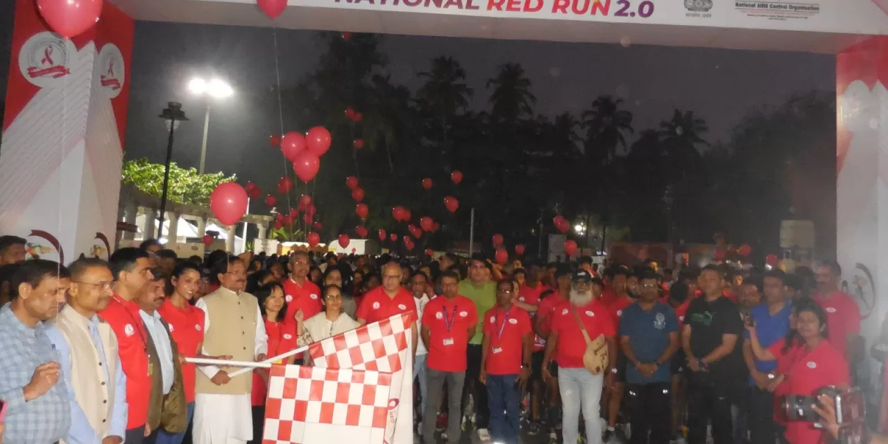 Race against HIV: Around 150 runners from across the country take part in National Red Run 2.0