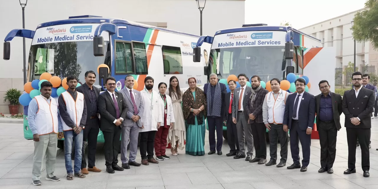 Vice-President Flags Off IoT-Integrated Mobile Clinics, Lauds PM Modi’s Vision for Affordable Healthcare