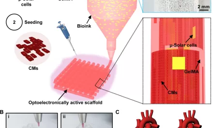 Light-Activated Ink Developed to Remotely Control Cardiac Tissue, Offering Potential for Heart Repair