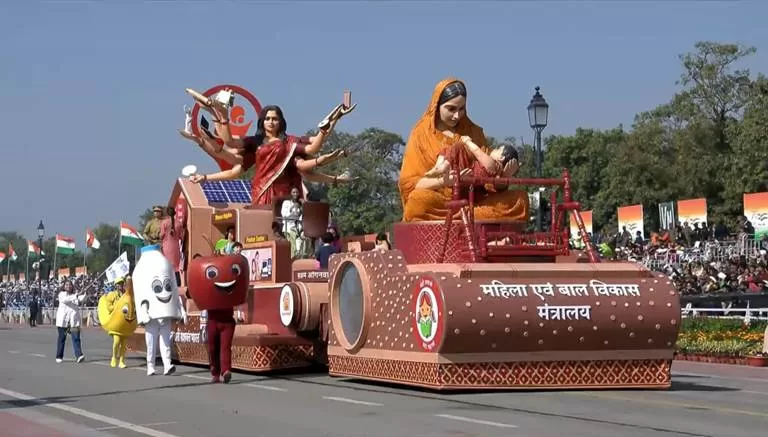 Ministry of Women and Child Development’s Republic Day 2025 Parade tableau depicts Maternal Care, Life Cycle Continuity, and Women’s Leadership