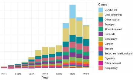 Rising Early Adult Mortality in the U.S.: Death Rates Remain Higher Than Expected Post-Pandemic