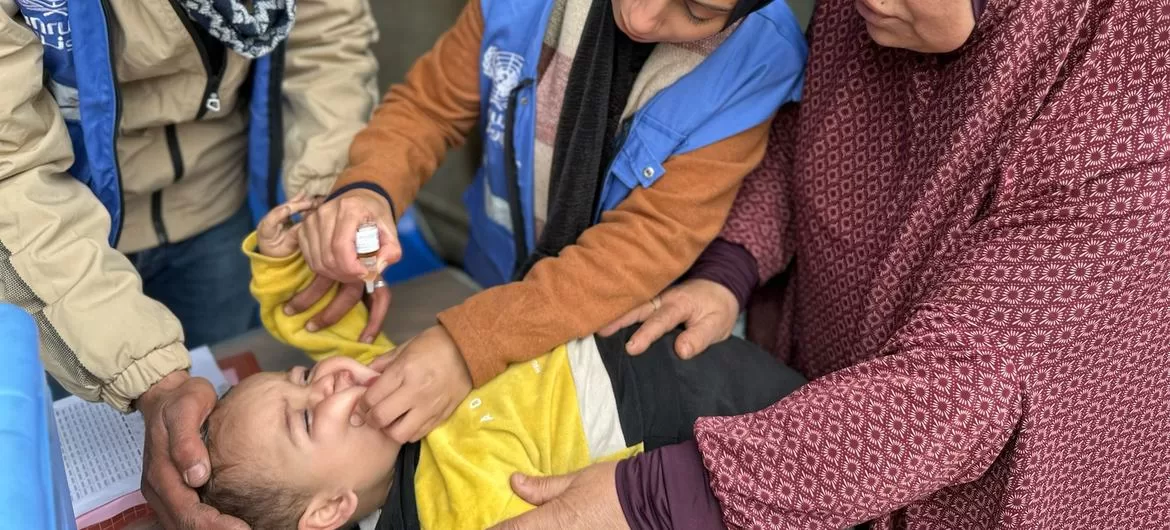 New round of polio vaccinations begins in Gaza